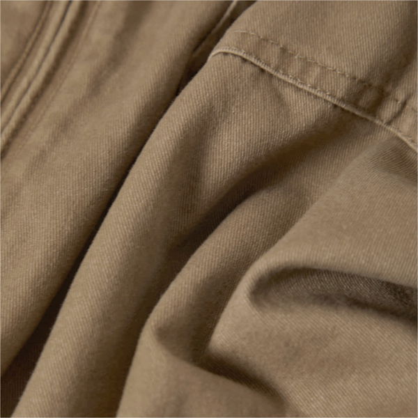 2026 Brixton Mens Trademark Lightweight Garage Jacket 03489 - Washed Khaki